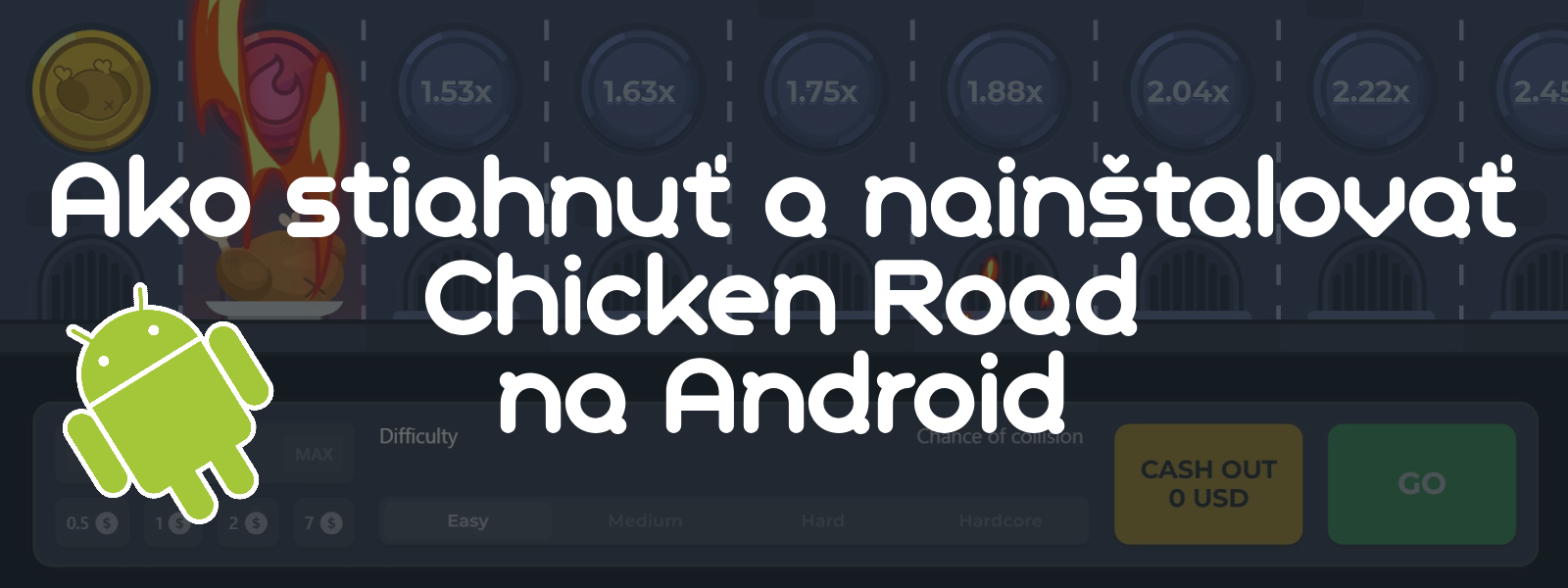 aplikácia na zarábanie peňazí Chicken Road